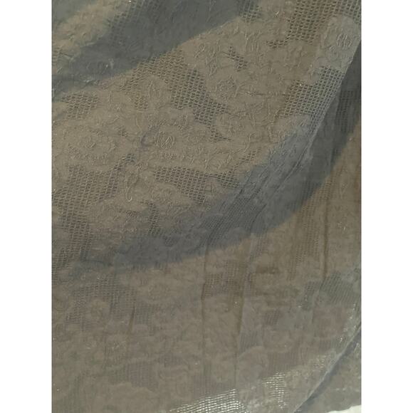 Unique Vintage Jana Black swing dress Polka Dot Bow 1950s Sz 1X #48 - Picture 7 of 11